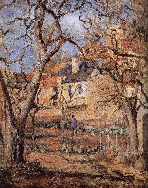 Camille Pissarro Garden oil painting image